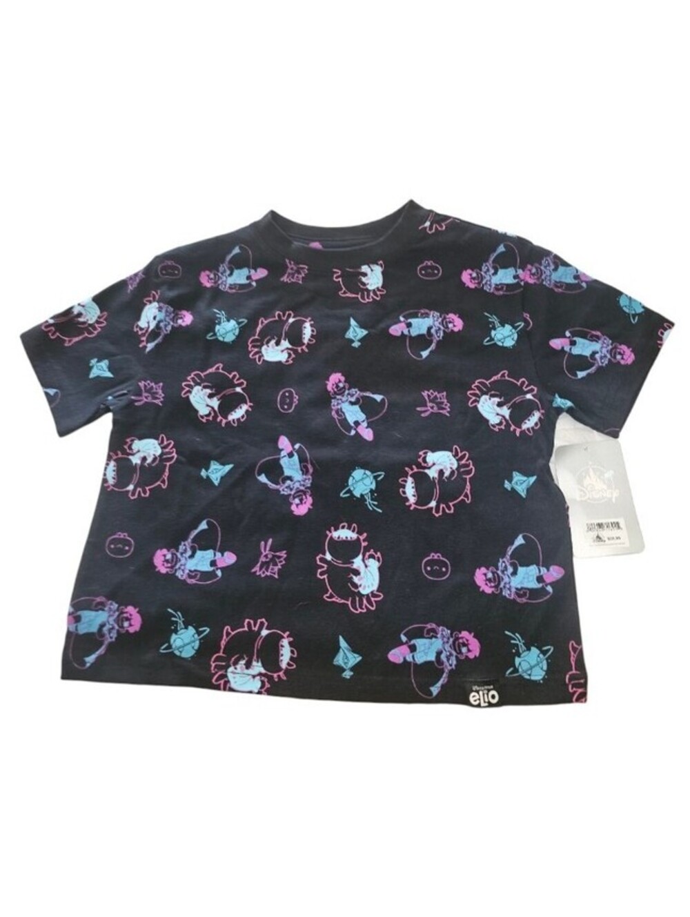 Disney Parks Elio Print Tee T-Shirt Unisex Boys Girls Kids Size XS (4) NEW